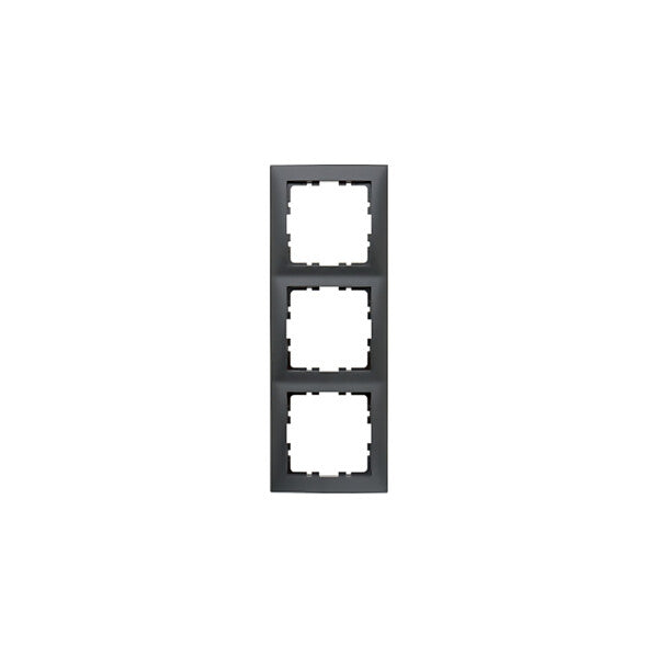 Hager/Berk Rahmen 3-fach anthrazit 10139949